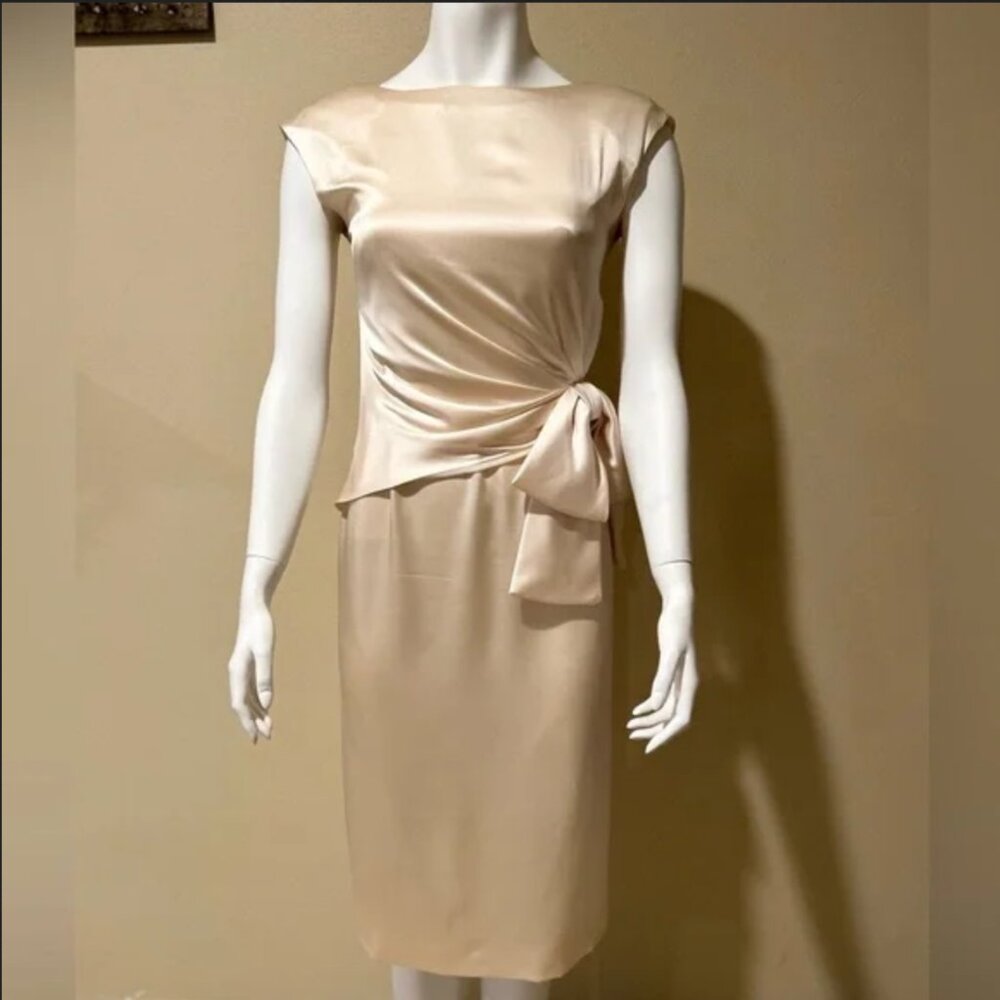 Giorgio of Beverly Hills Charmeuse Cocktail Vintage Dress